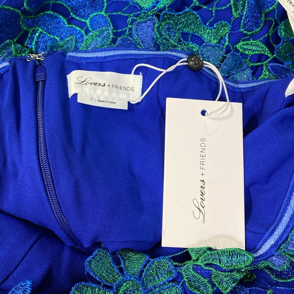 Lovers + Friends Teagan Gown in Blue from REVOLVE Size S - Picture 4 of 10